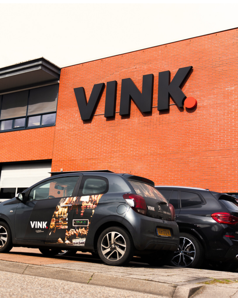 Het pand van het stagebedrijf van Edward, namelijk Vink Vers